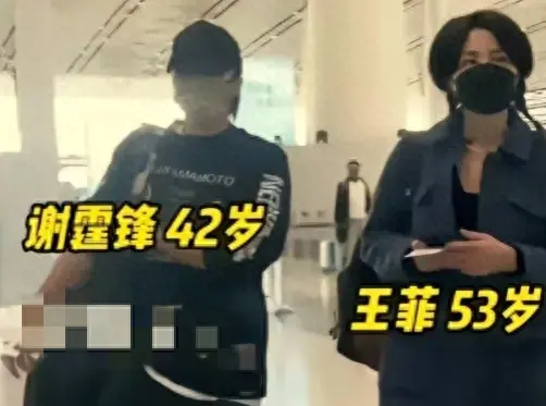 王菲謝霆鋒同框現(xiàn)身機(jī)場(chǎng)