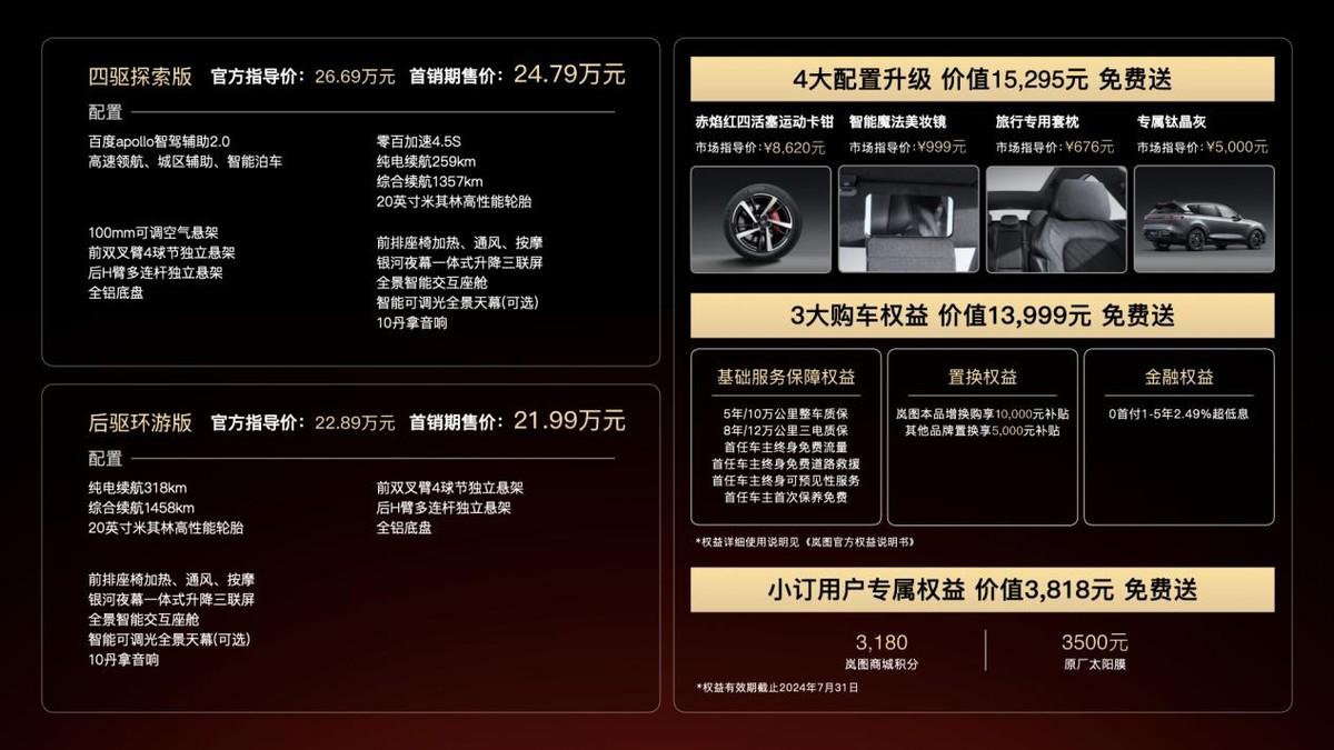 最長純電續航的混動SUV,配備空懸,嵐圖FREE 318驚喜上市!