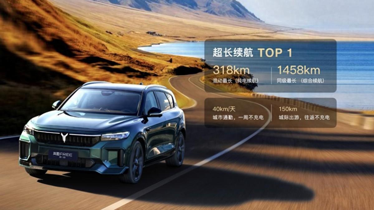 最長純電續航的混動SUV,配備空懸,嵐圖FREE 318驚喜上市!