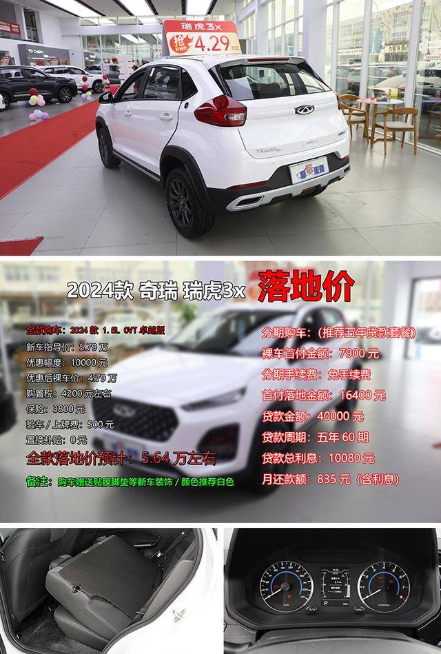 瑞虎3x僅售4.29萬起,瑞虎5x最高直降1.5萬,奇瑞高性價比SUV導購