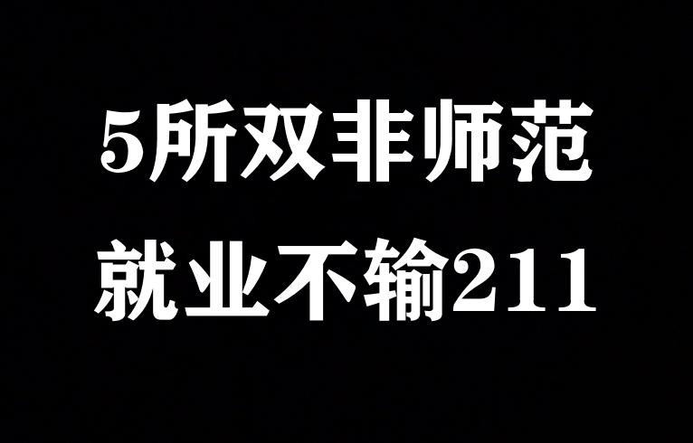 5所性價比很高雙非師范高校,錄取分數不高,就業不輸211師范大學