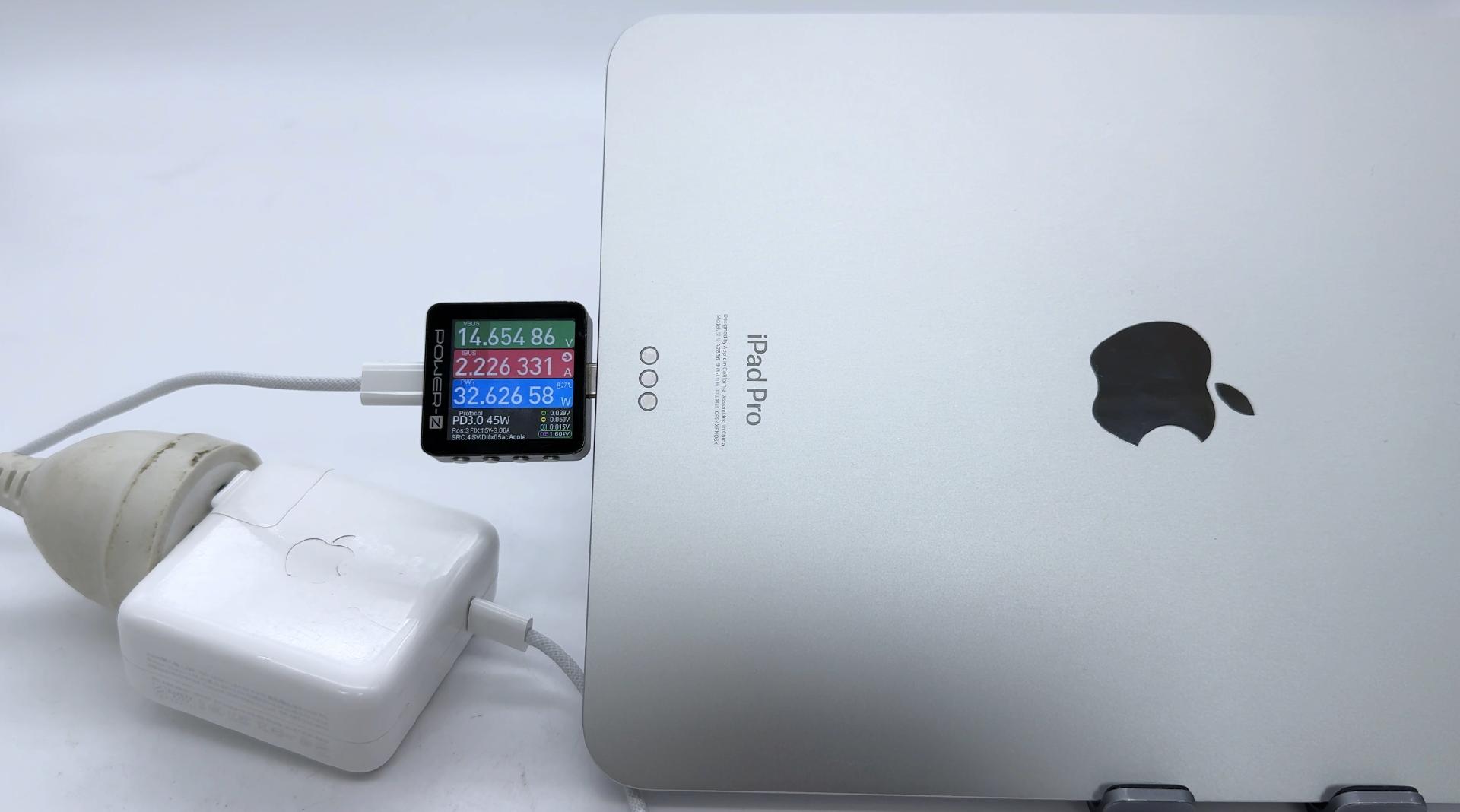 8160mAh大電池但35W充電,iPad Pro 11 M4 0-100充電全程測試