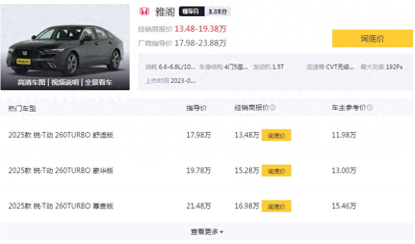 沒有比亞迪,你還在開20萬的雅閣?